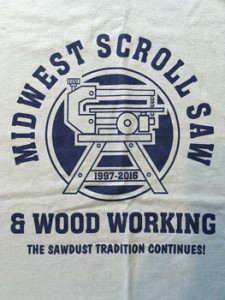 Midwsest Scroll Saw & Woodworking Trade Show 2016 T-Shirt